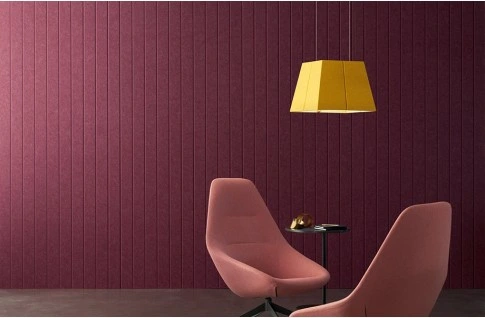 Plain Pet Polyester Fiber Acoustic Wall Panel