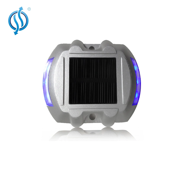 Aluminum Solar LED Road Stud Lights Waterproof Wireless Outdoor Road Driveway Pathway Light for Outdoor Fence Patio Stud Yard Home Driveway Pathway Stairs Step