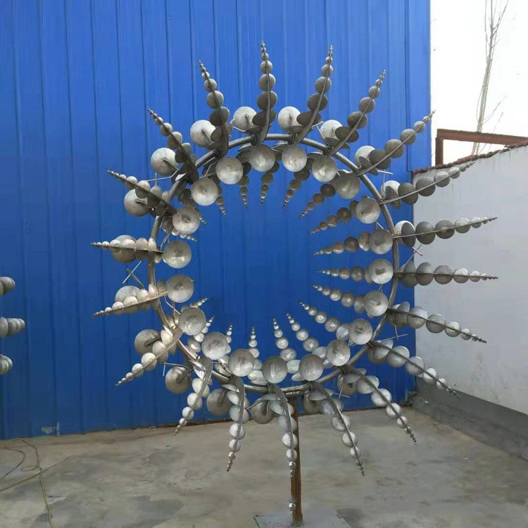 Hot Sale Hot Mirror Polishing Stainless Steel Outdoor Wind Kinetic Sculptures