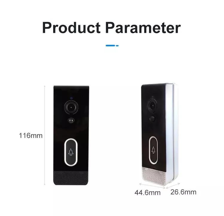 2022 New Waterproof Smart Doorbell Camera WiFi Battery Powered for Smartphones Ring Wireless WiFi Smart Video Doorbell Camera