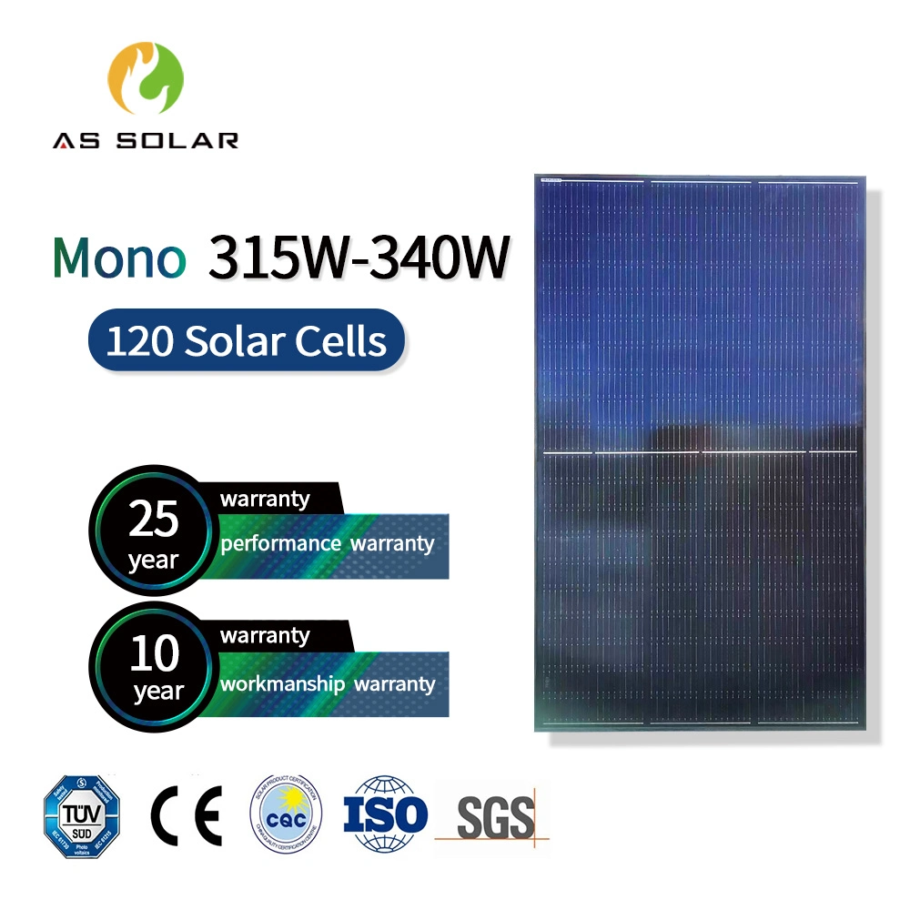 450W panel solar monocristalino de precios de 450 W módulo solar cargador de batería de 24V.