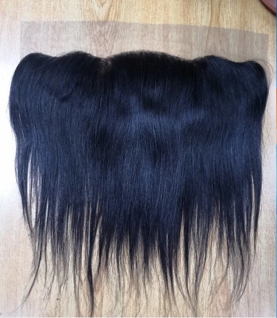 12 A Virgin Human Hair Spitze Verschluss frontalen Verschluss Haar 13 x 4 gerader Spitzenverschluss