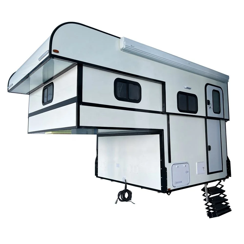 OEM Cheap Price Ecocampor Waterproof Truck Camper Huge Inside Rooms Aluminum Fiberglass