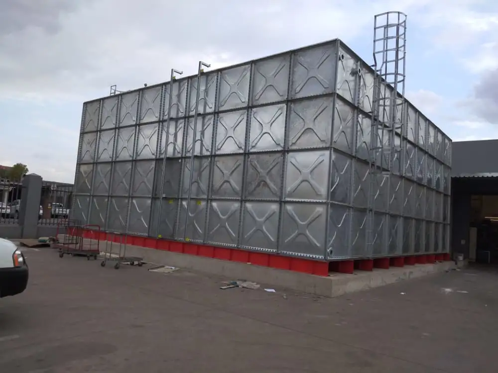 Factory Galvanized Steel Sectional Water Tank/1.22mx1.22m 5mm HDG Water Tank Panels