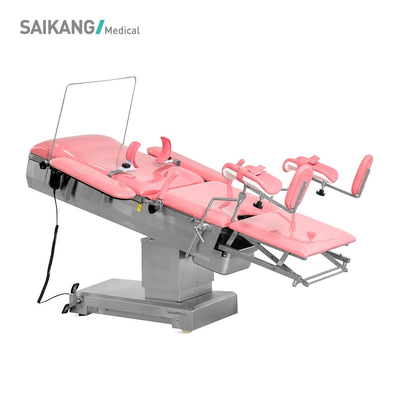 A99-12 Safe Gynecological Operating Bed Multifunction Adjustable Foldable Electric Surgical Obstetric Delivery Table