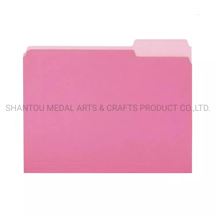 Office Accessories Pink Cardboard Paper File Folder for Sale