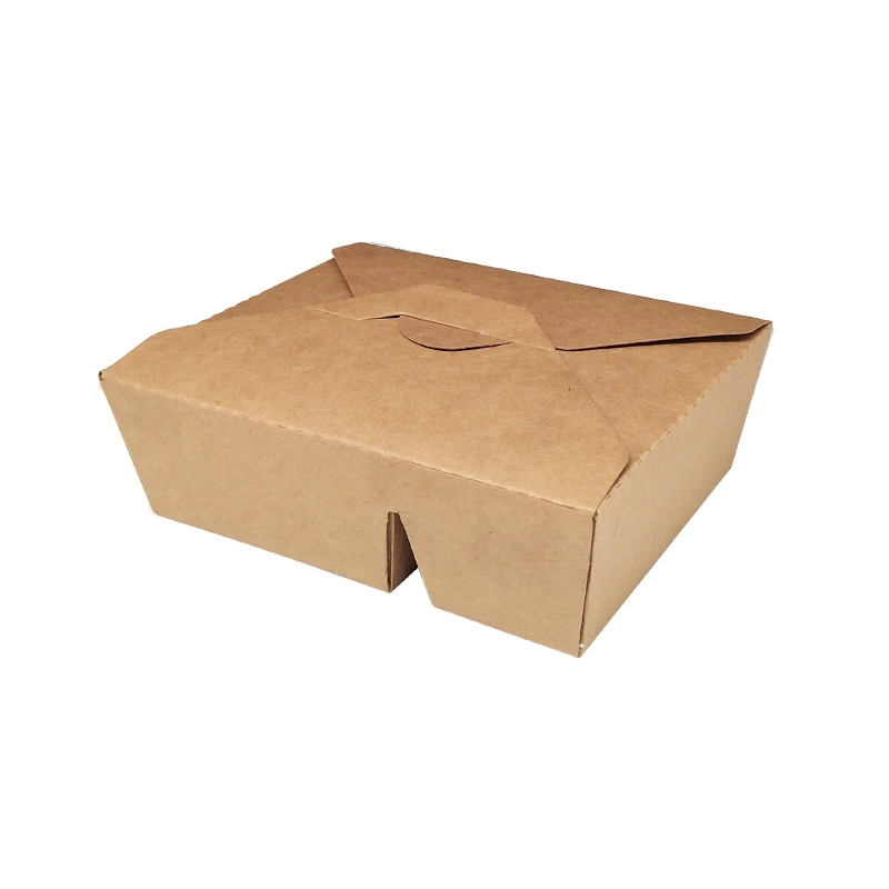 Wholesale/Supplier Disposable Kraft Take Away Fast Food Packaging Lunch Paper Boxes