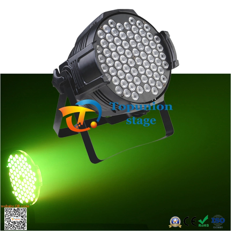 Certificación CE Rhos Iluminación de etapa 72PCS LED Multi PAR CAN Luz con DMX controlable