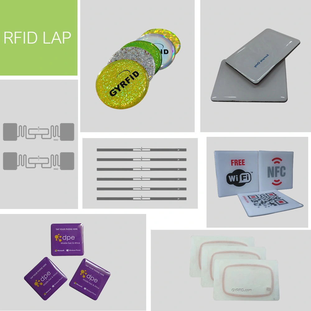 Autocolantes NFC etiqueta RFID flexíveis para o gerenciamento de estoque (LAP)