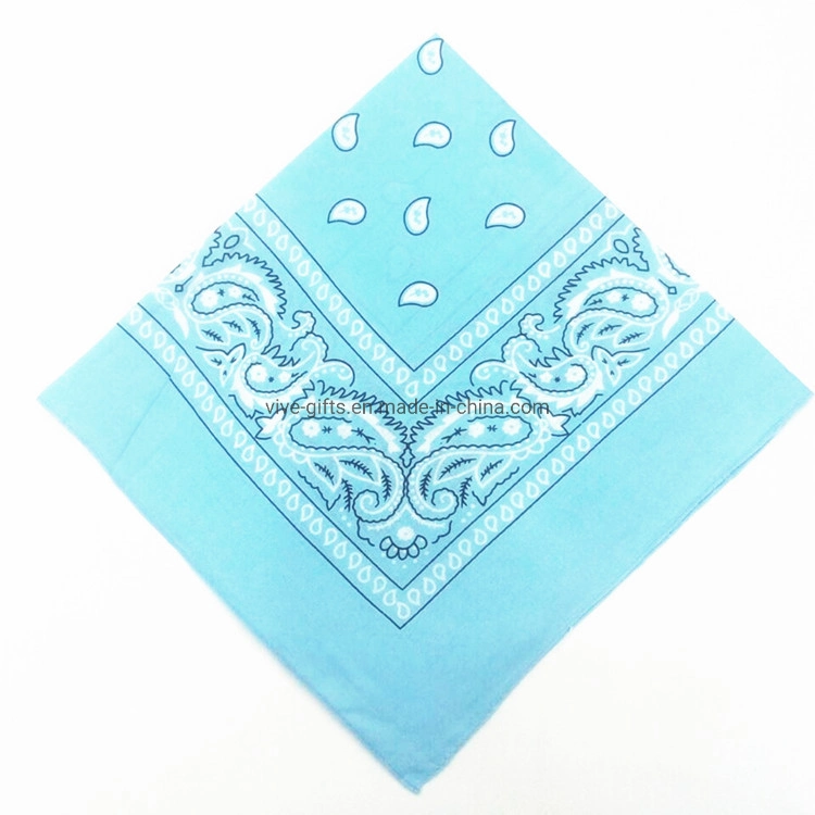 Square Bandana Wholesale/Supplier Cheap Custom Made Printed Stylish Cotton Bandana Neck Scarf