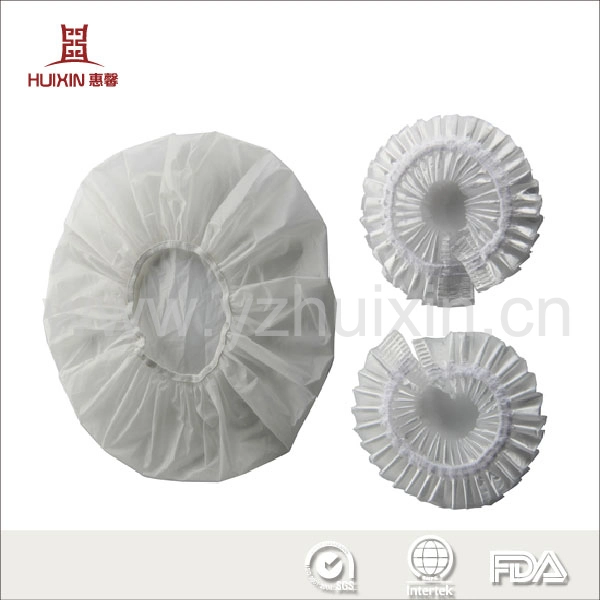 China Disposable High Quality Plastic Handmade Hotel Folding Shower Cap