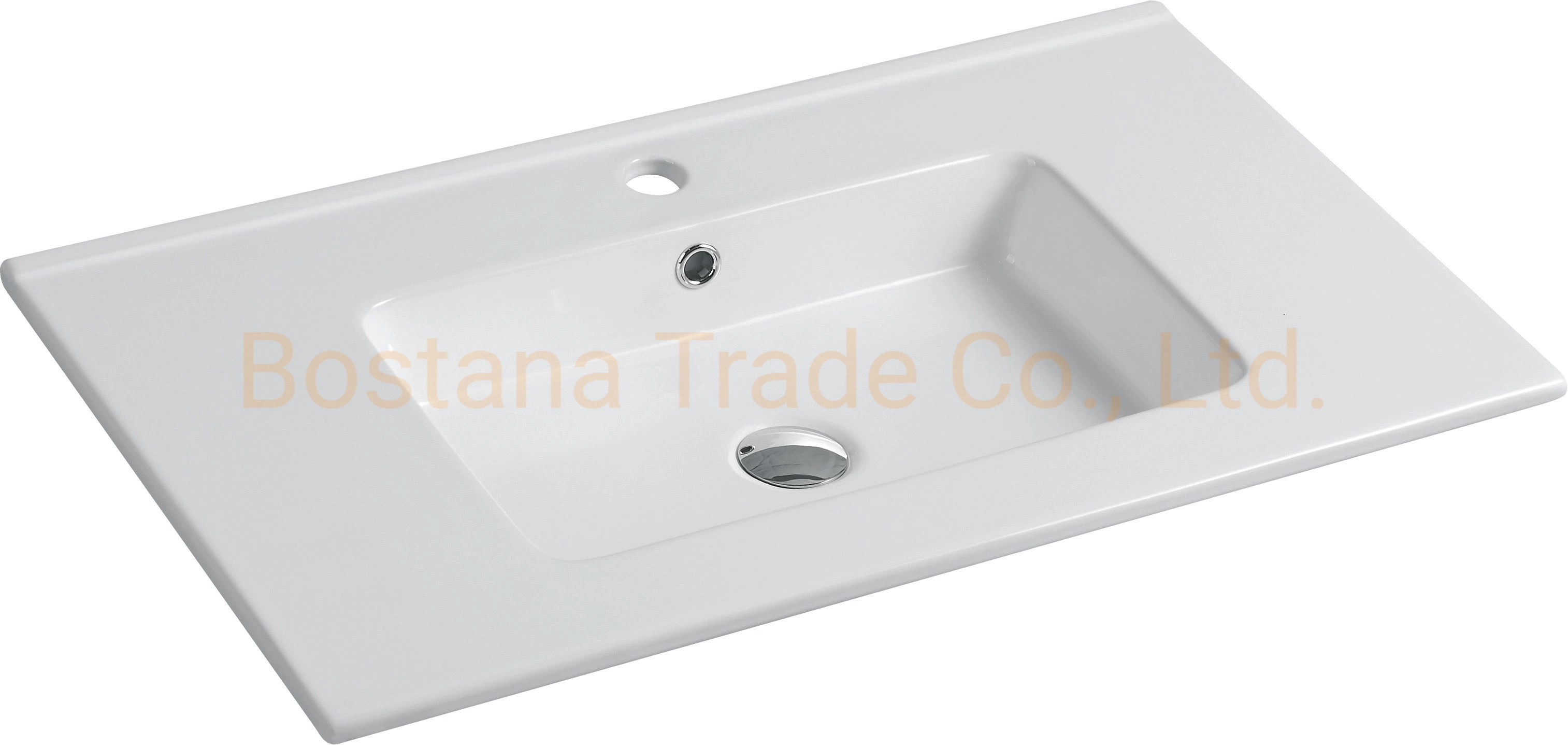 Arca congeladora moderna bancada de pia de Bathroom-Basin Sanitaryware Retangular