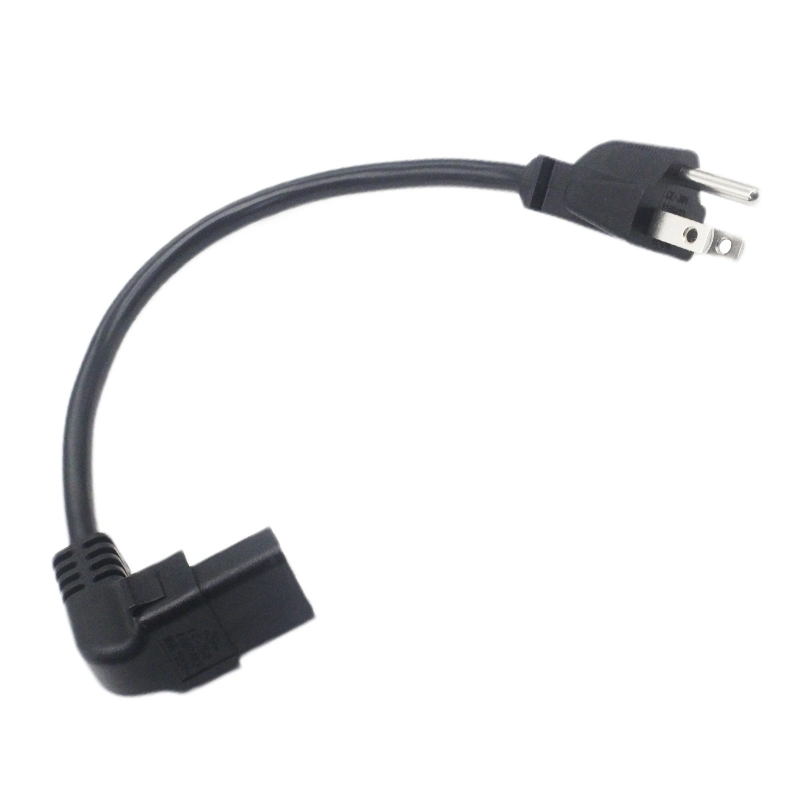 90 Degree Angle AC Power Cable for PC Computer