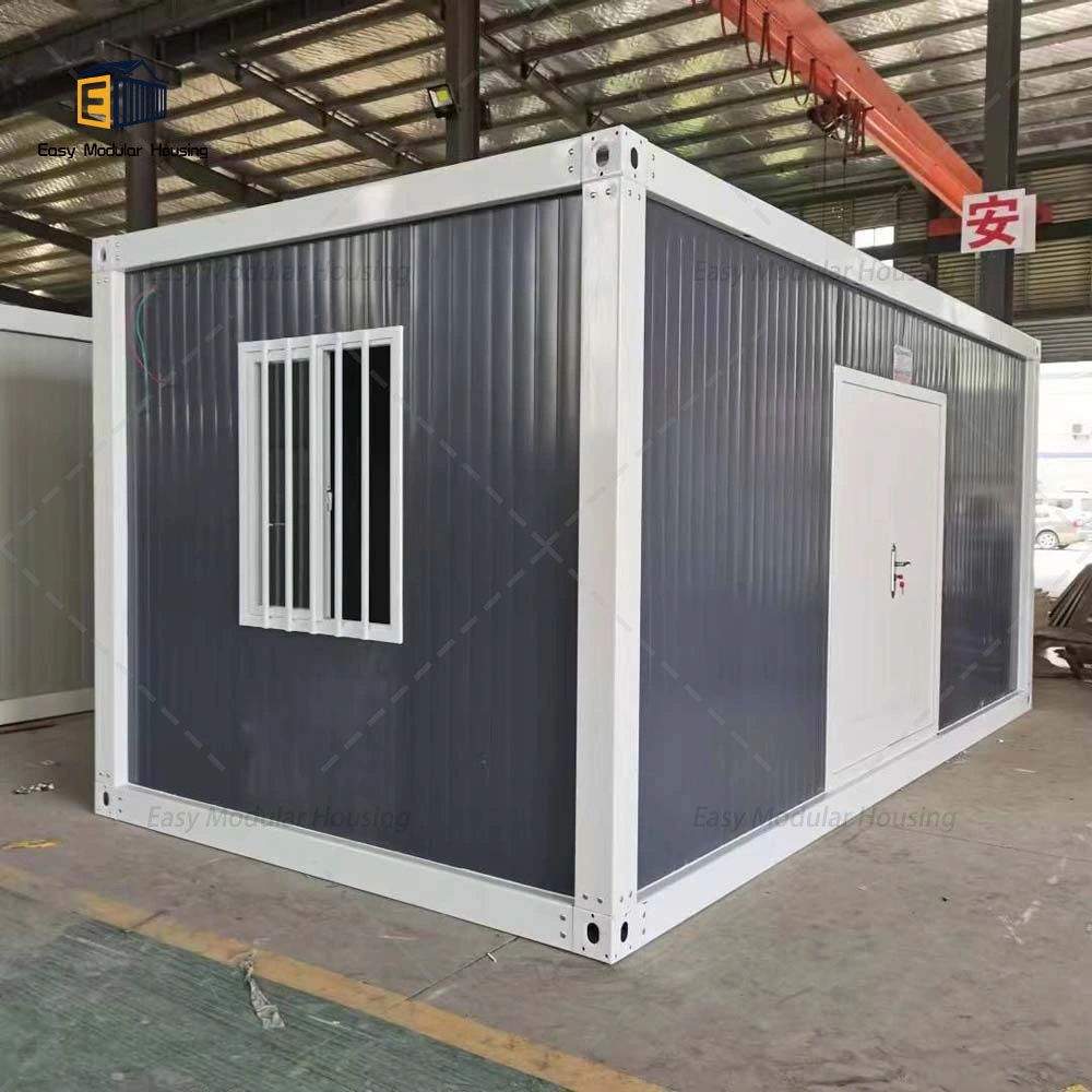 Armazenamento modular Banheiro Residencial Garagem Hotel Madeira Cafeterias Escritório Jardim Kit pré-fabricado Casa de contêiner de vidro da China