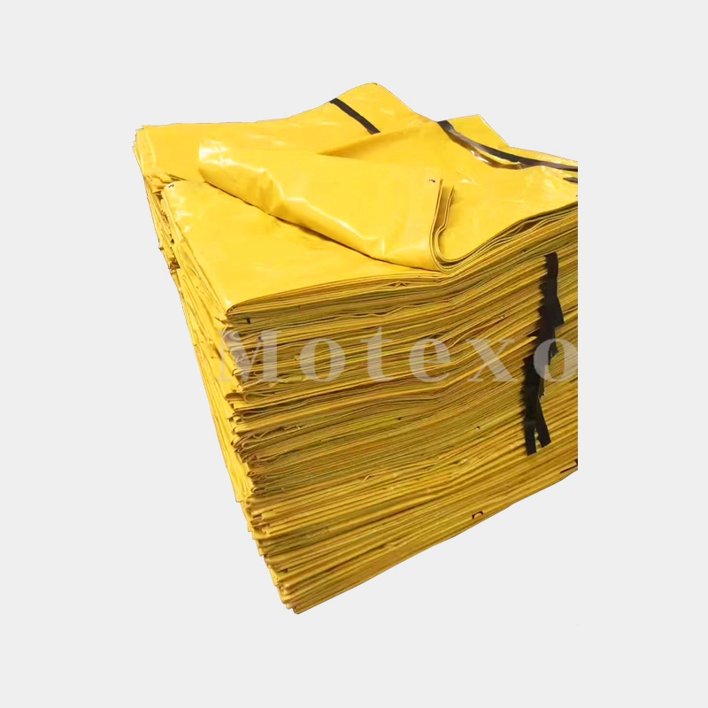 PVC Coated Mine Ventilation Duct Fabric Anti Static Fire Resistant