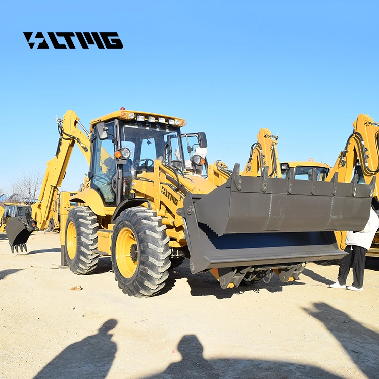 2.5 Ton 2500kg Tractor Loader Backhoe Excavator 3cx 4cx Blt388 4X4 4WD Backhoe Loader for Sale