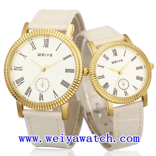 Alloy Leather Watch Promotion Casual Watch with Unisex (WY-1083GB)