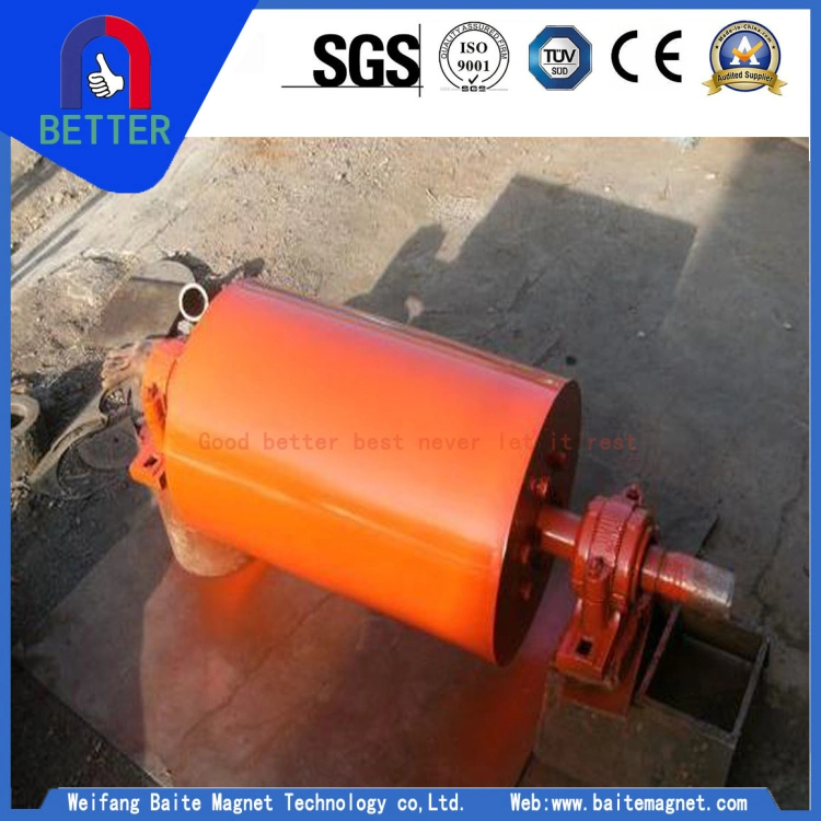 Permanent Magnetic Roller Separator, Drum Magnetic Pulley for Belt Conveyor