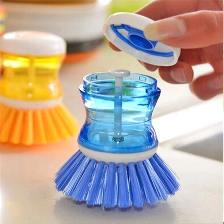 Kitchen Sanitary Non-Stick Oil Automatic Liquid Addition Dishwashing Cleaning Brush3 Buyers