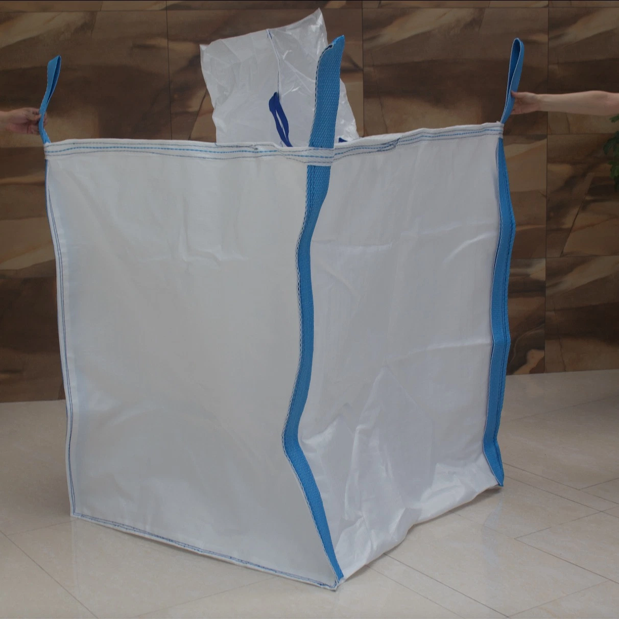 China Factory PP Woven Bulk Jumbo Sand Big Bag Liners 500kg Fish Meal