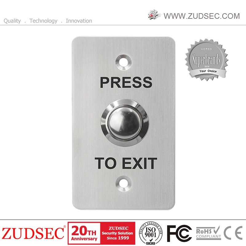 Stainless Steel Material Ce Proved Open Door Exit Switch Button, Panic Button, Push Switch