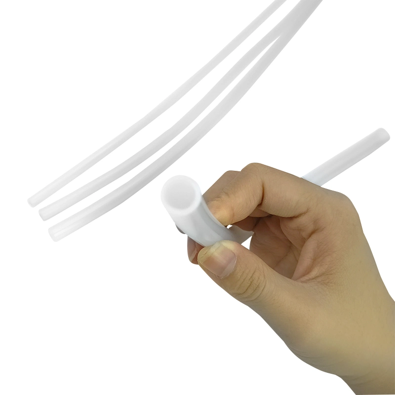 Wholesale Food Grade Water Cup Milky White Suction Hose Sleeve Transparent White High Temperature Resistant Peristaltic Pump Silicone Hose