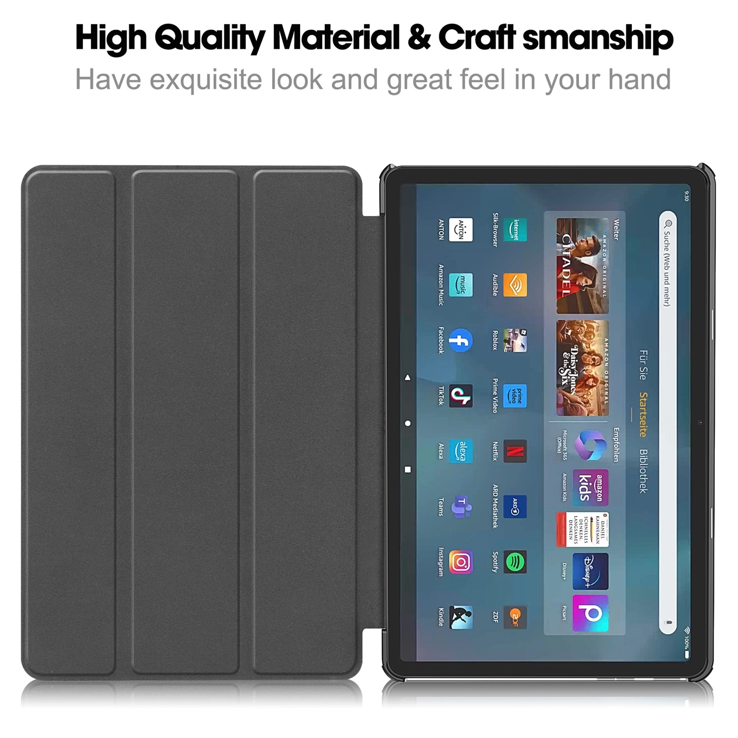 Étui magnétique pour le couvercle du support de tablette Amazon Fire Max 11 Protecteur de Funda CAPA