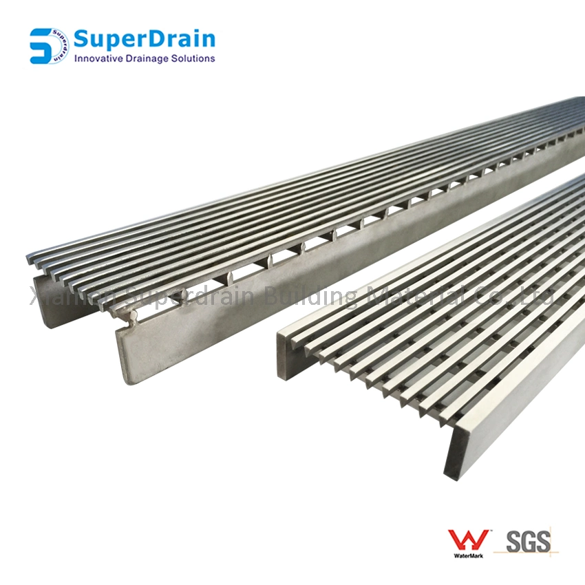 Stainless Steel 304 316 Gully Water Cover Linear Ditch Drain