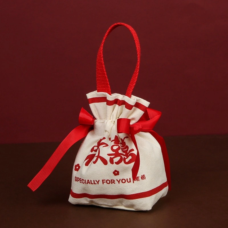 Hot Sale Drawstring Bag Gift Packaging Bag for Wedding