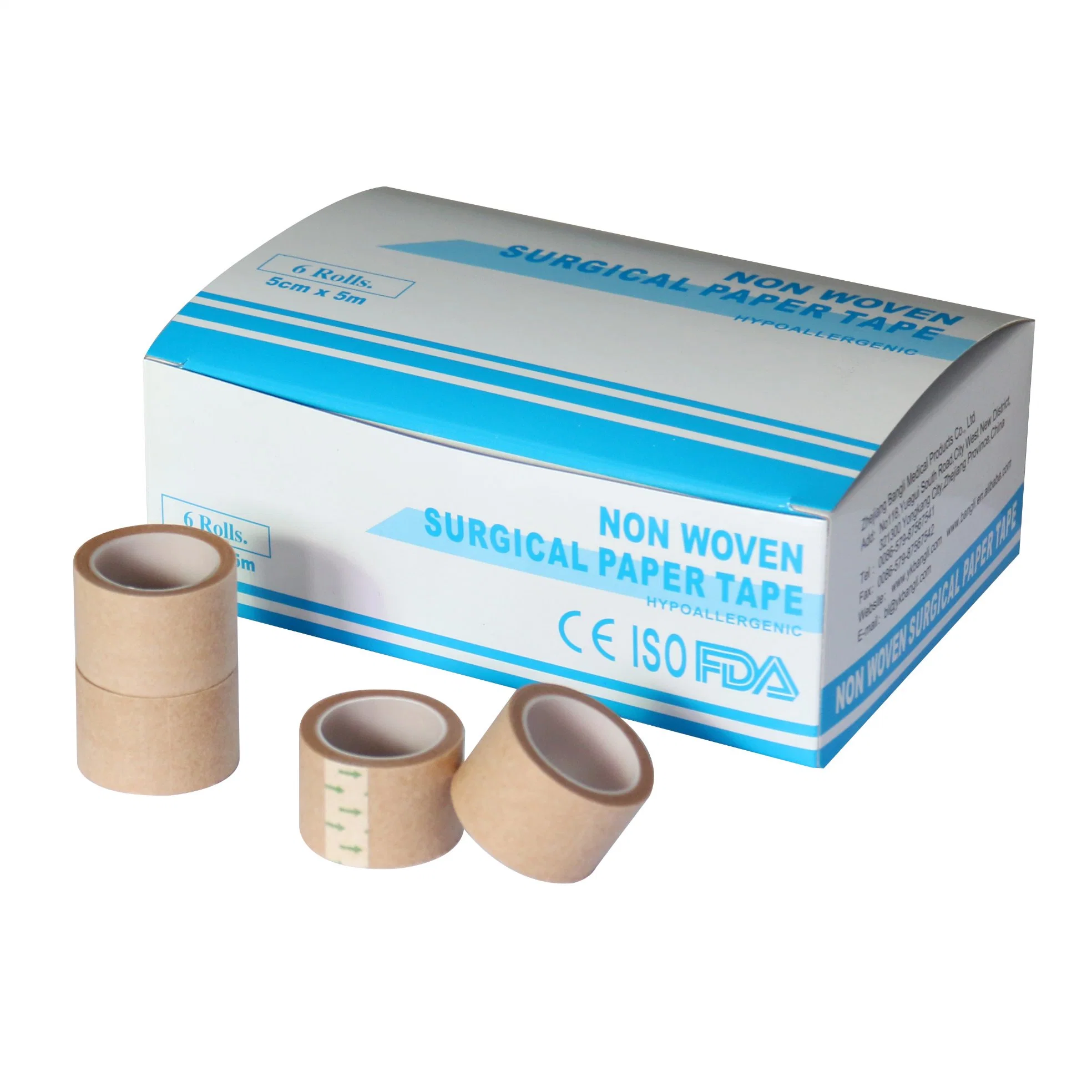 HD5 High Quality Micropore Tape Manufacture Supply Non Woven Tape