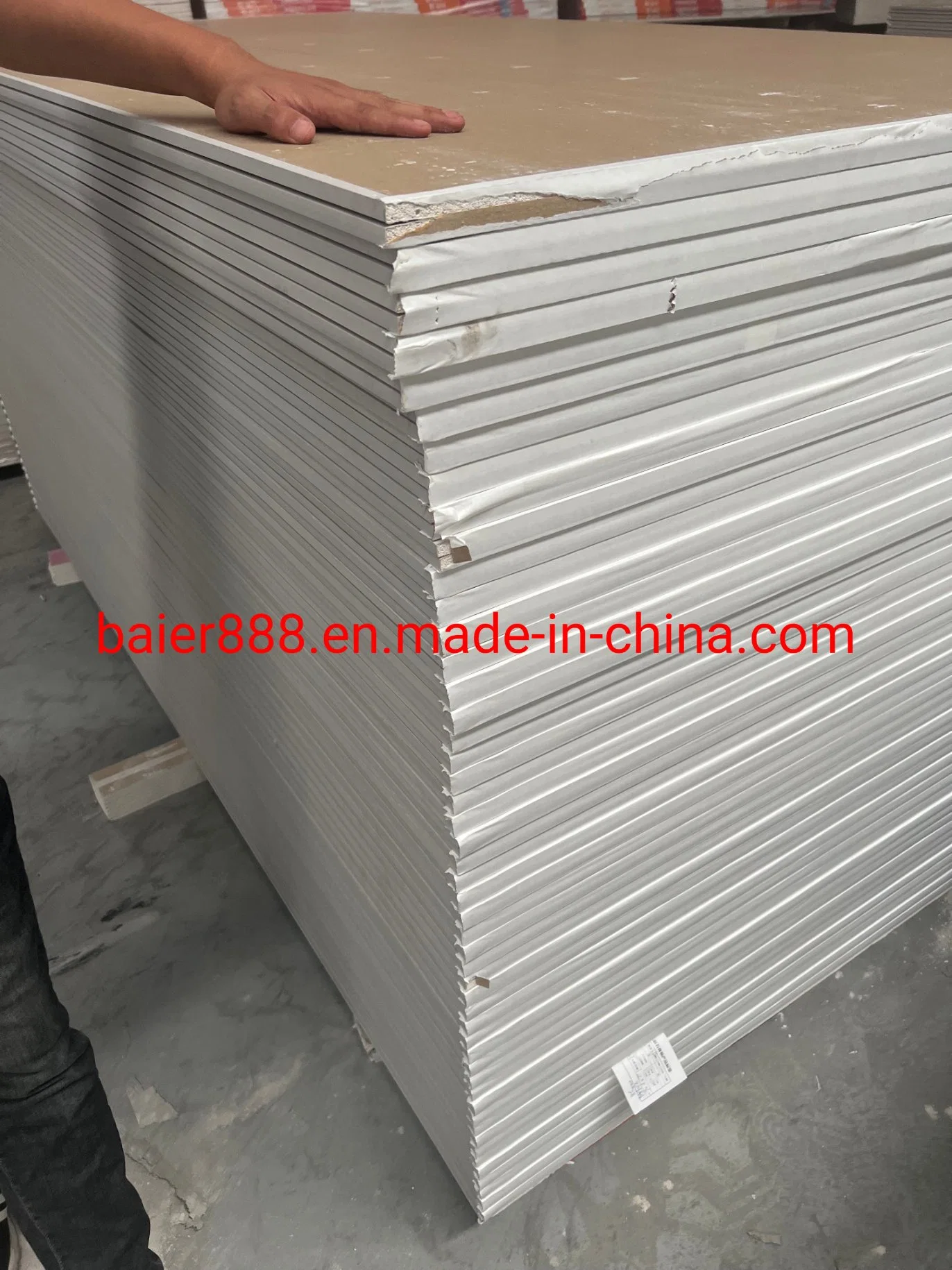 Gypsum Board Sell to South Africa for 1200*2400/3000/3200/3600*7mm