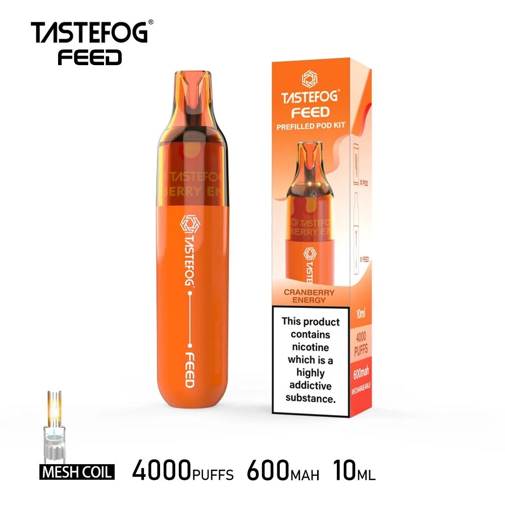 Tastefog Feed Disposable/Chargeable Vape 4000 Puffs Rechargeable vape