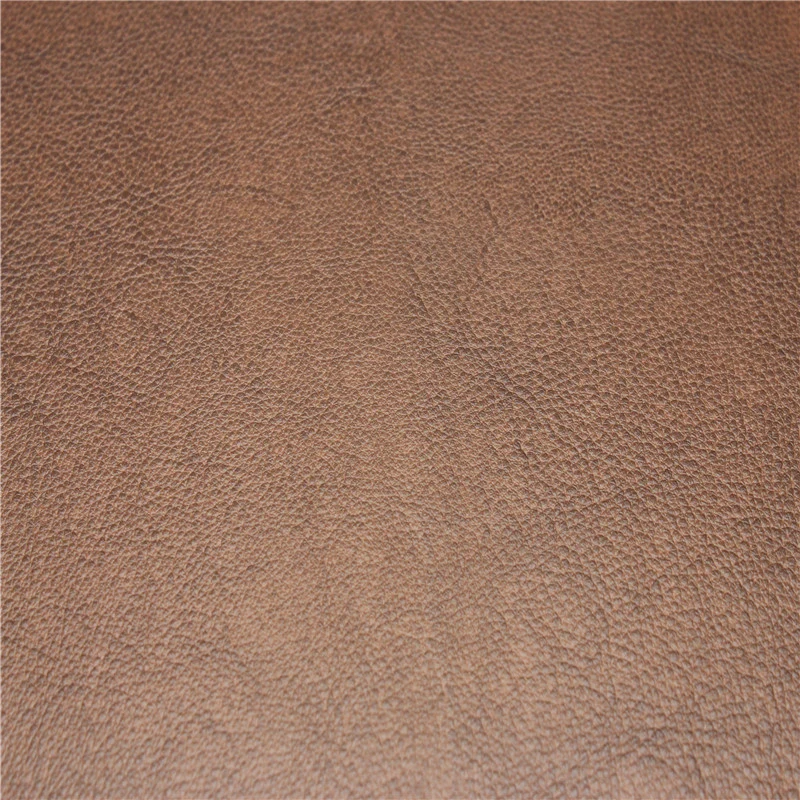 Soft Eco Friendly PVC PU Artificial Synthetic Faux Vegan Leather Fabric for Chair Sofa Furniture-Lodge