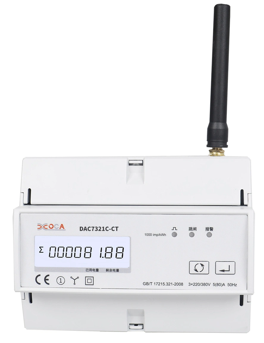 Dac7321c-CT DIN-Schiene Wireless mit elektronischem CT Smart Energy Meter