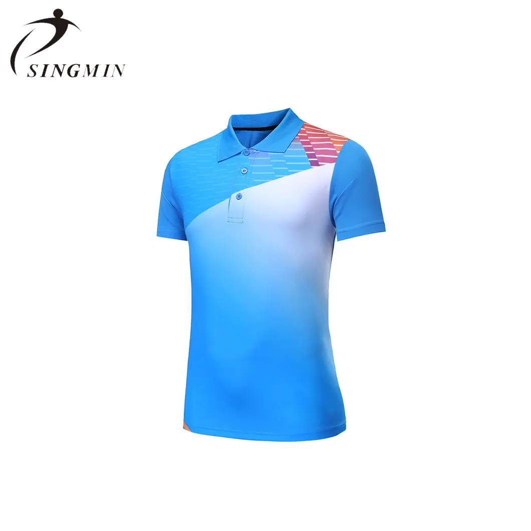 Unisex Polo Shirt Sublimated Badminton Polo Shirt