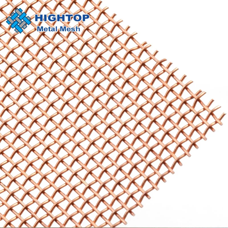 Ultra Fine 200 Mesh Emf Shielding 0.03 mm 100% Pure Copper Woven Mesh Fabric