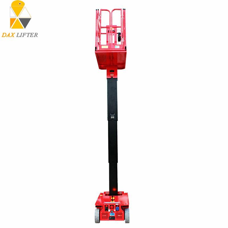 Good Standard Small Size Aerial Work Battery Telescopic Lifting Jack for Sale