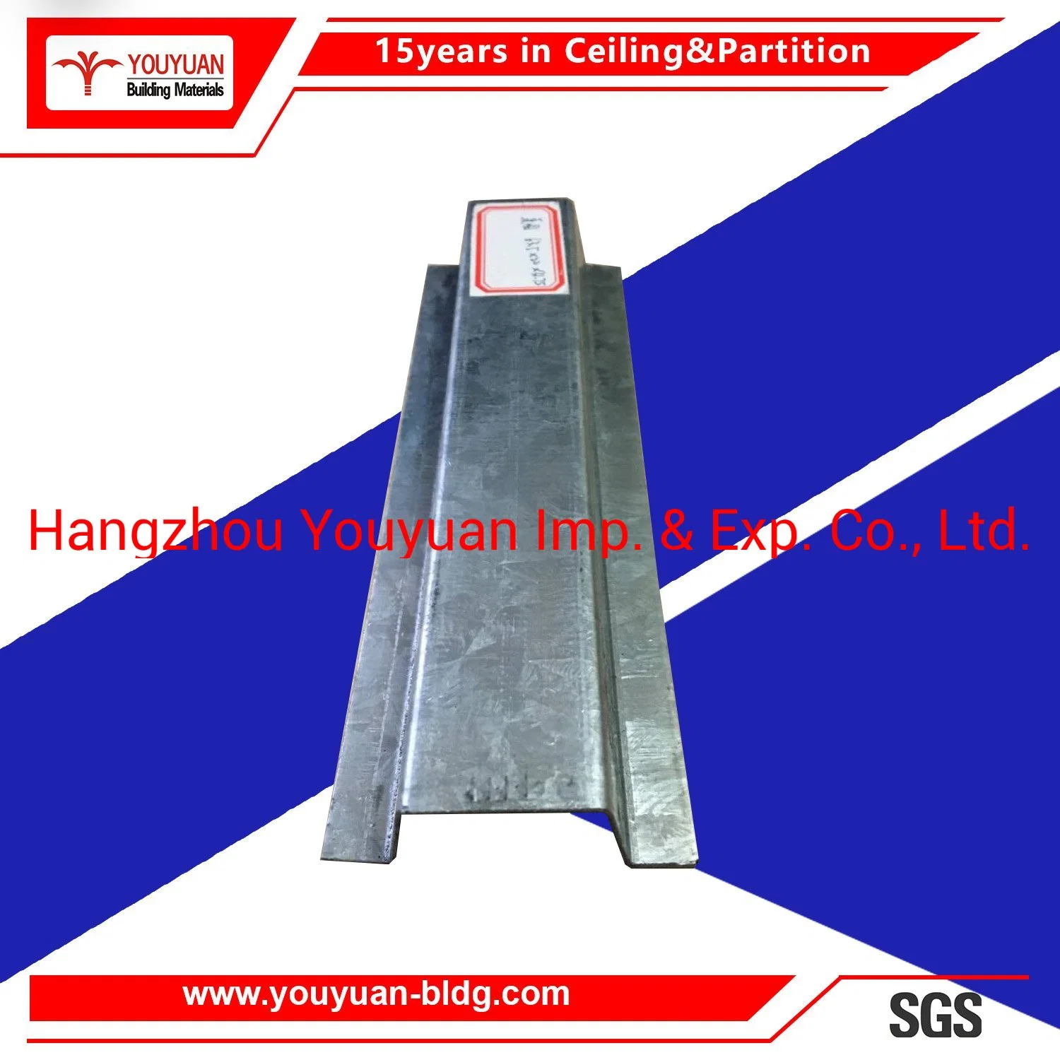 Steel Suspended Ceiling Materials Metal Channel Bar