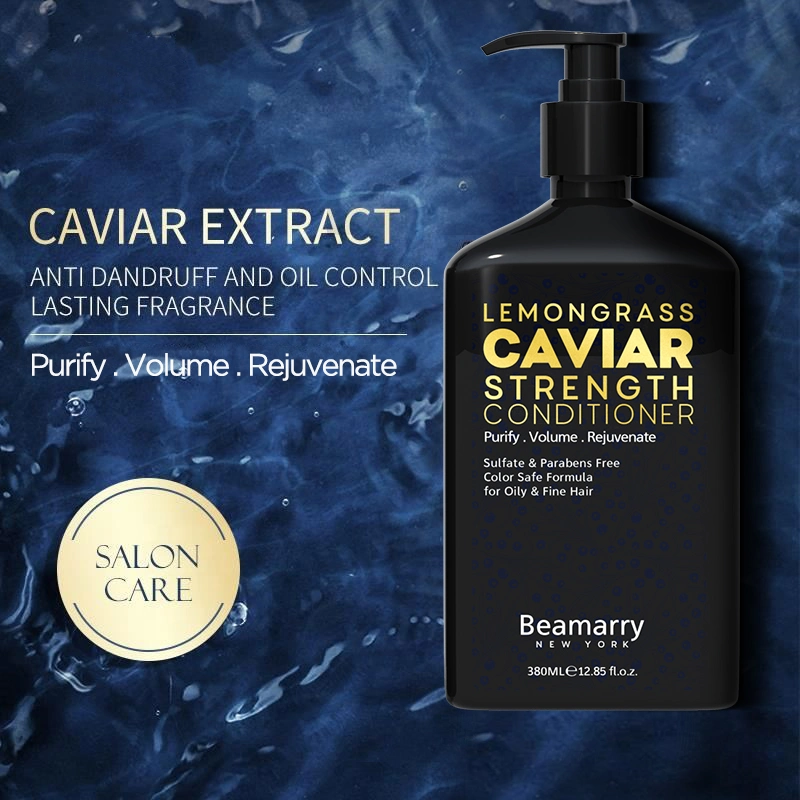Cosmetics Salon Professional Hair Care Natural Hair Deep Conditioner Lemongrass Caviar Strength Conditioner for Oily & Fine Hair