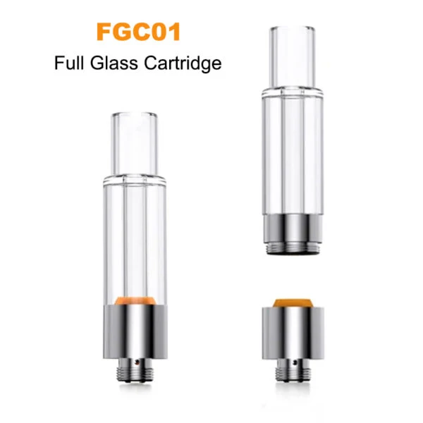 Newest Full Glass Vape Cartridge Disposable/Chargeable Carts Cartridges Ceramic Cell Empty Vape Atomizer OEM Logo Color