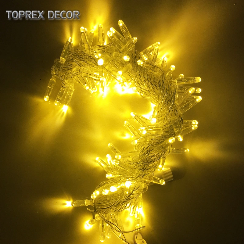 My Christmas Decorations Connectable Color Optional IP65 PVC Cable Blister Outdoor Patio LED String Light