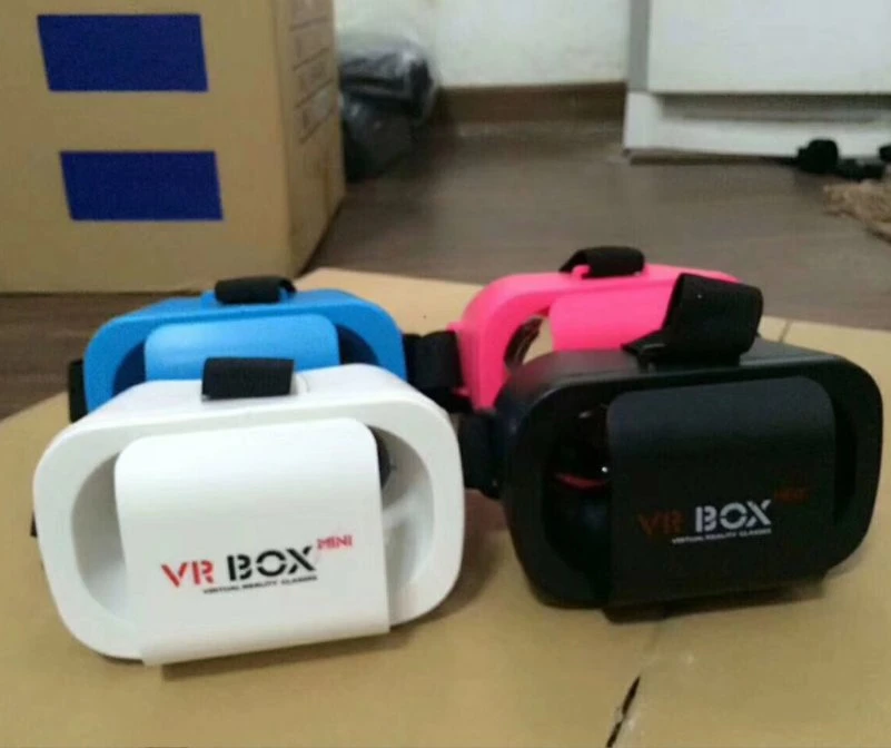 Mini Vr Glasses Playing Games Watching HD 3D Virtual Reality Glasses Box