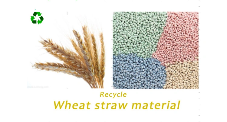 New Design Wheat Straw Recycle Ball Pen with Logo Printing