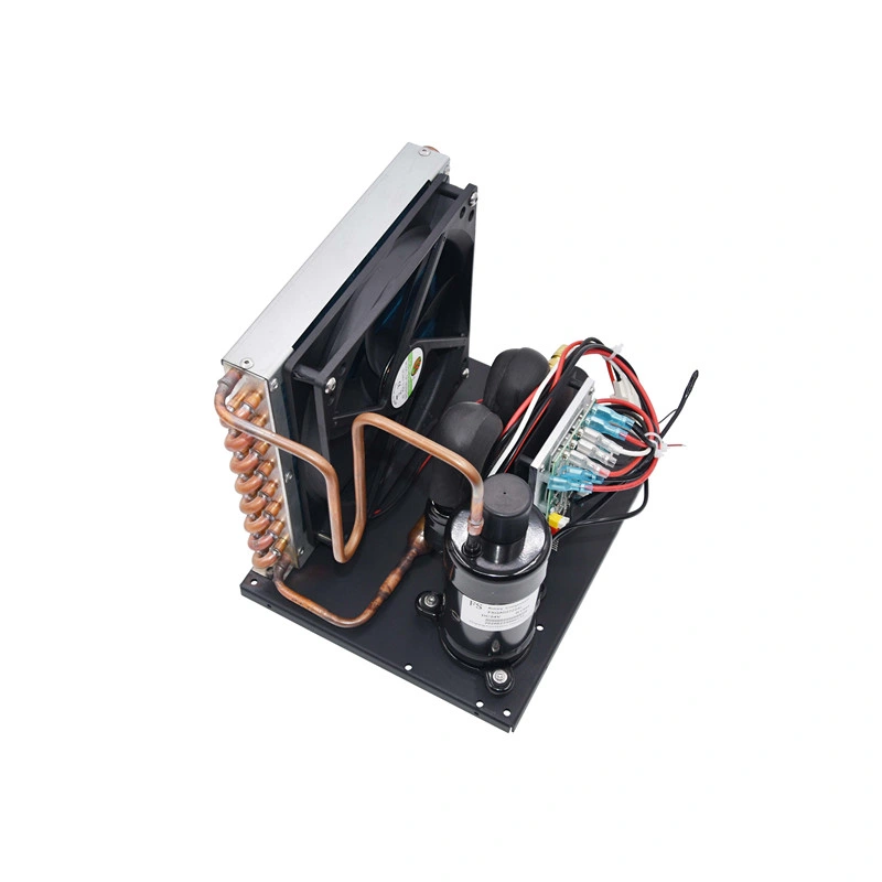 DC 24V 600W Small Mciro Refrigeration Condenser Cooling Unit for Mini Air Conditioner Fridge Freezer