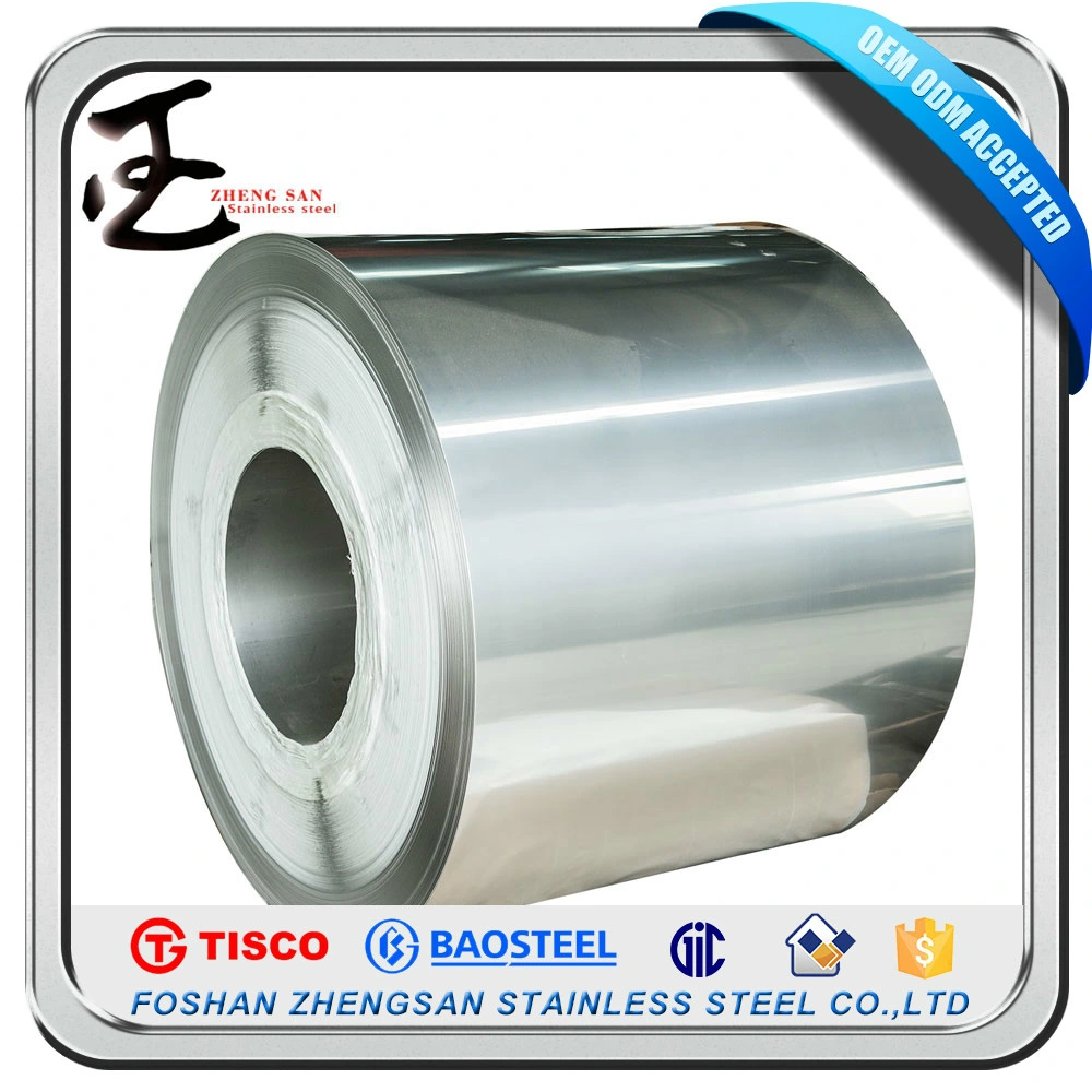 Competitive Price Cold Rolled Grade 304 316L 201 Stainless Steel Coil in Half Copper Ddq