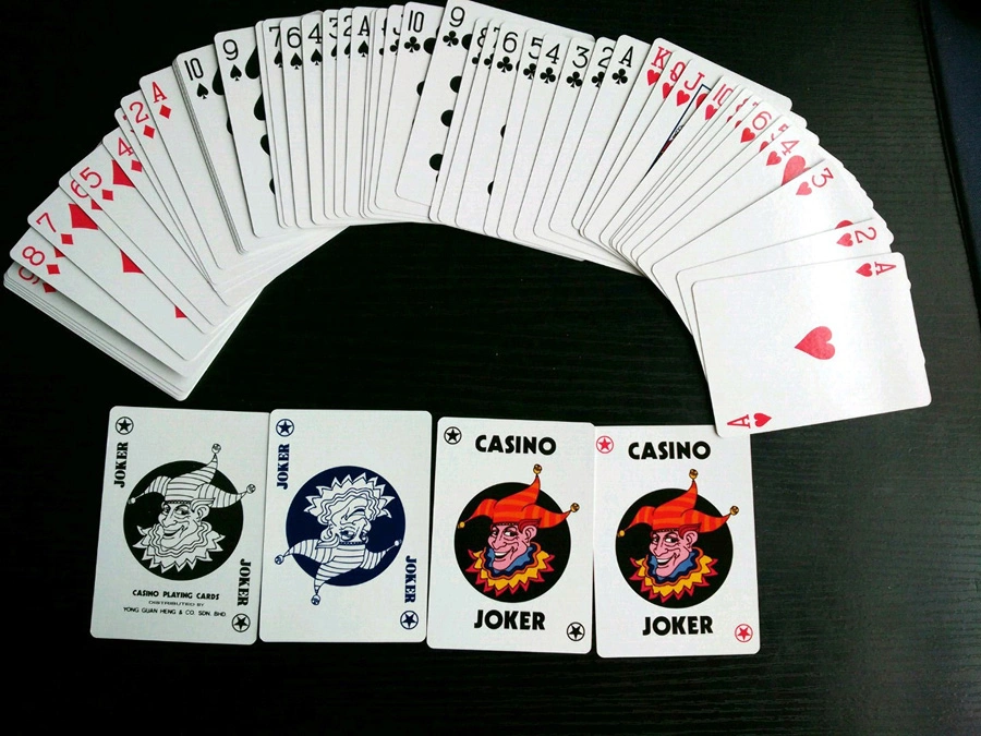 4 Jokers Malaysia Casino Papier Spielkarten / Poker-Karten