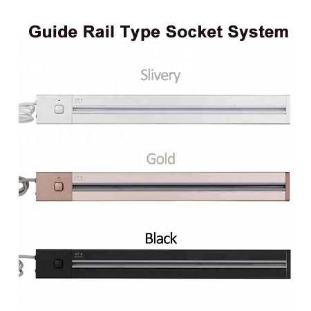 Extension Socket Wall Socket Track Rail Movable Outlet EU Au UK Universal Flexible Sockets Plugs USB Port Office, Kitchen, Meeting Room