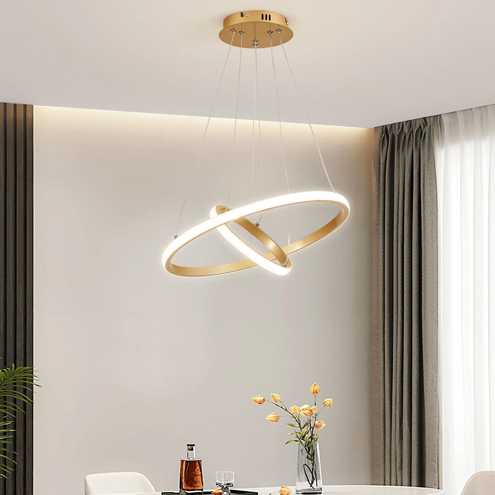 Luz de la luz de LED lámpara de techo modernas de diseño simple para Apartamento Salón