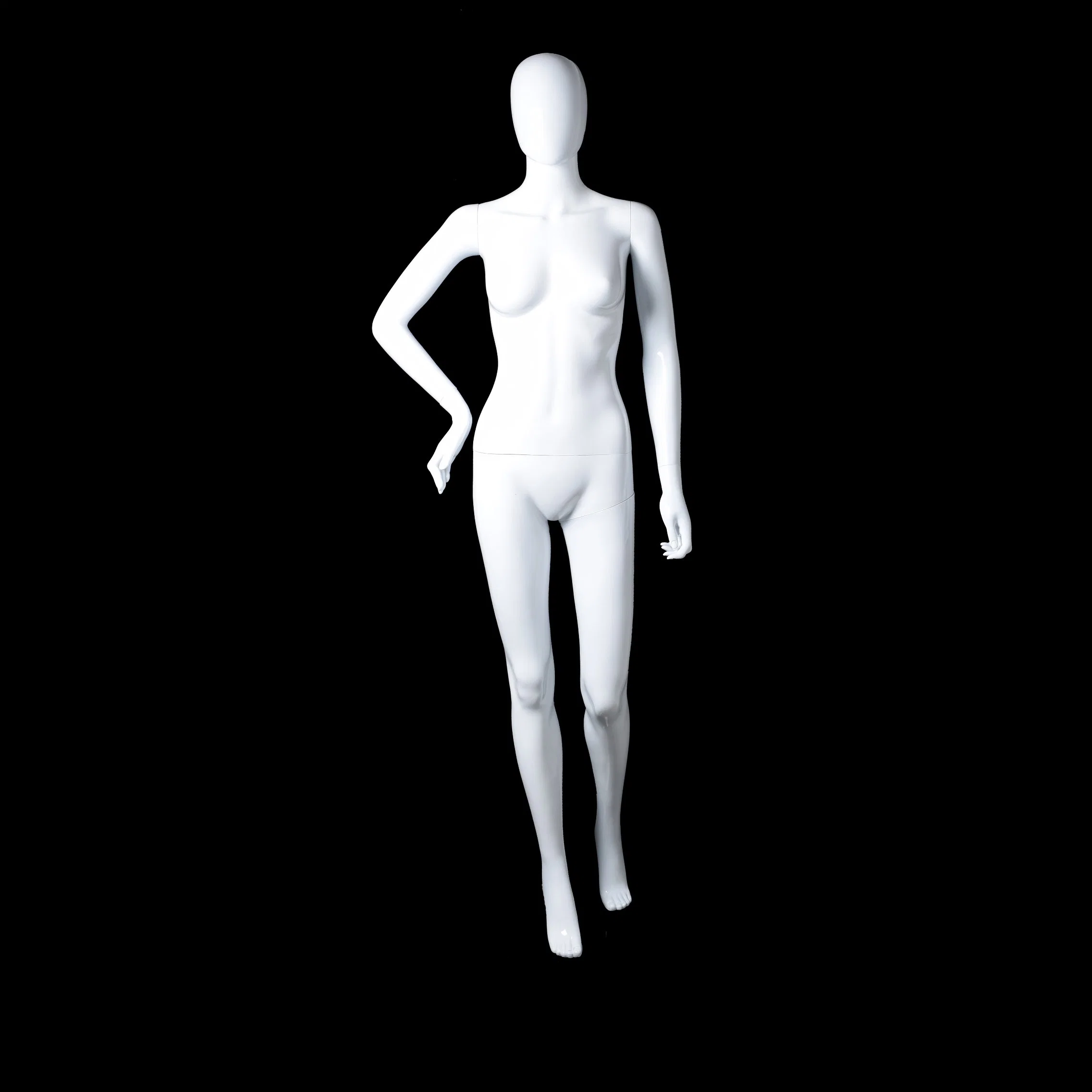 2019 Unbreakable PP Full Body White Male Mannequin for Window Display