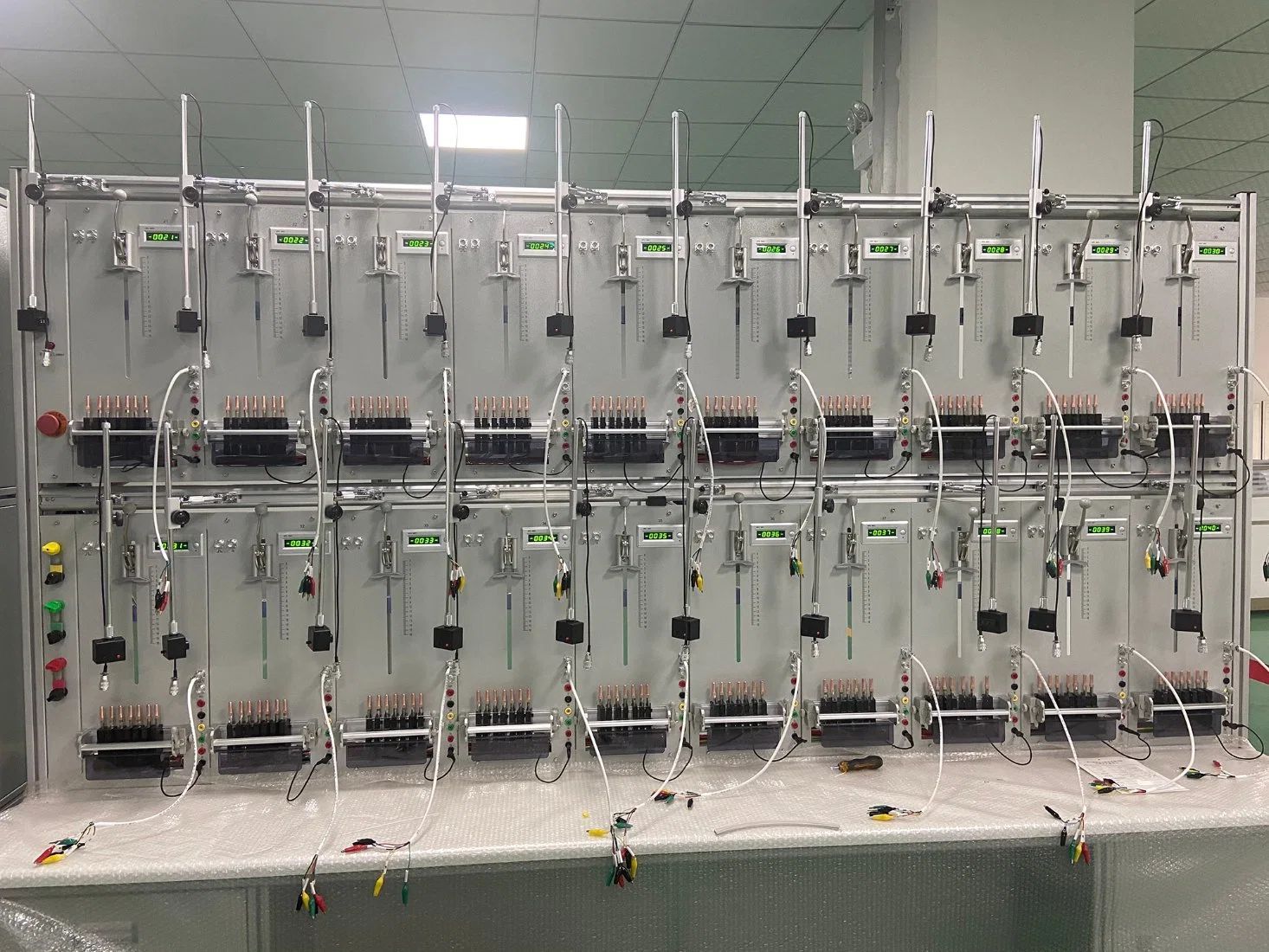 Upgraded Three Phase Open Link Energy Meter Test Bench for Metrology Lab